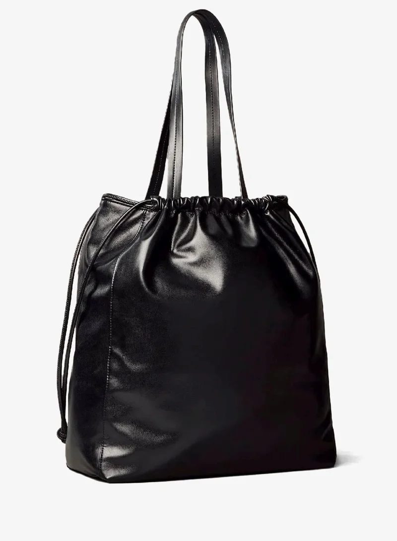 Calvin Klein Jeans Black Large Bucket Bag for Women | Best Price UAE