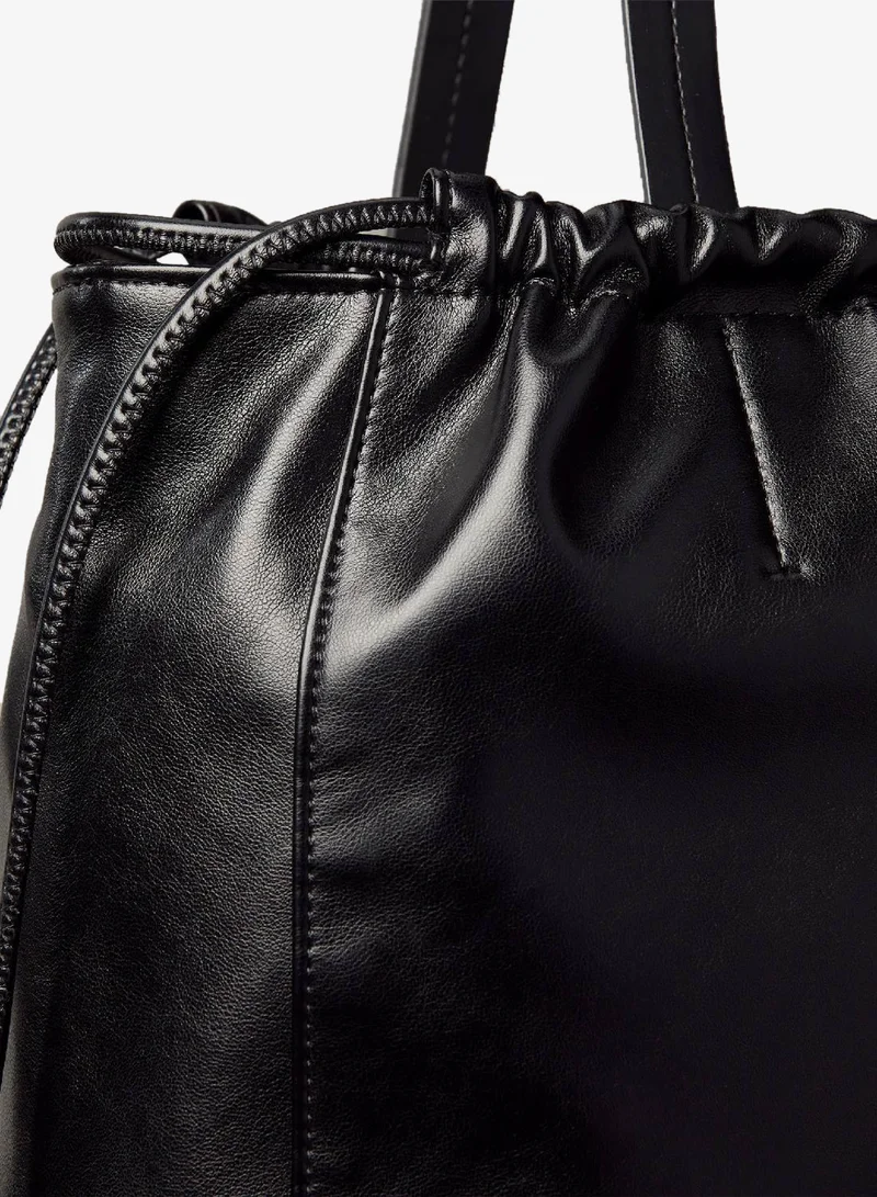 Calvin Klein Jeans Black Large Bucket Bag for Women | Best Price UAE