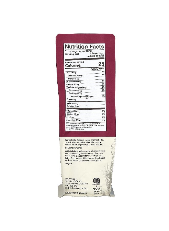 teeccino - Teeccino, Chicory Herbal Coffee, Mocha, Medium Roast, Caffeine Free, 11 oz (312 g) - Image 1