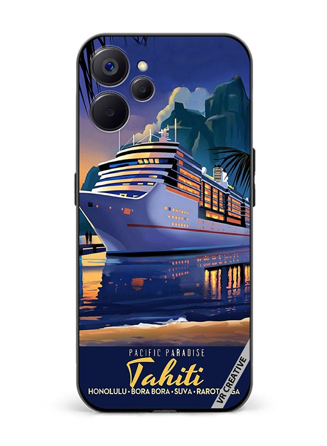 VR CREATIVE Protective Case Cover For Realme 10 5G Pacific Paradise Design Multicolour - Image 1