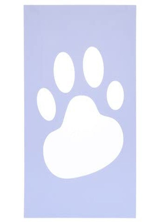 Show-Offs Paw Print Reusable Multimedia Stencil - 5 x 7 Inches - Image 2
