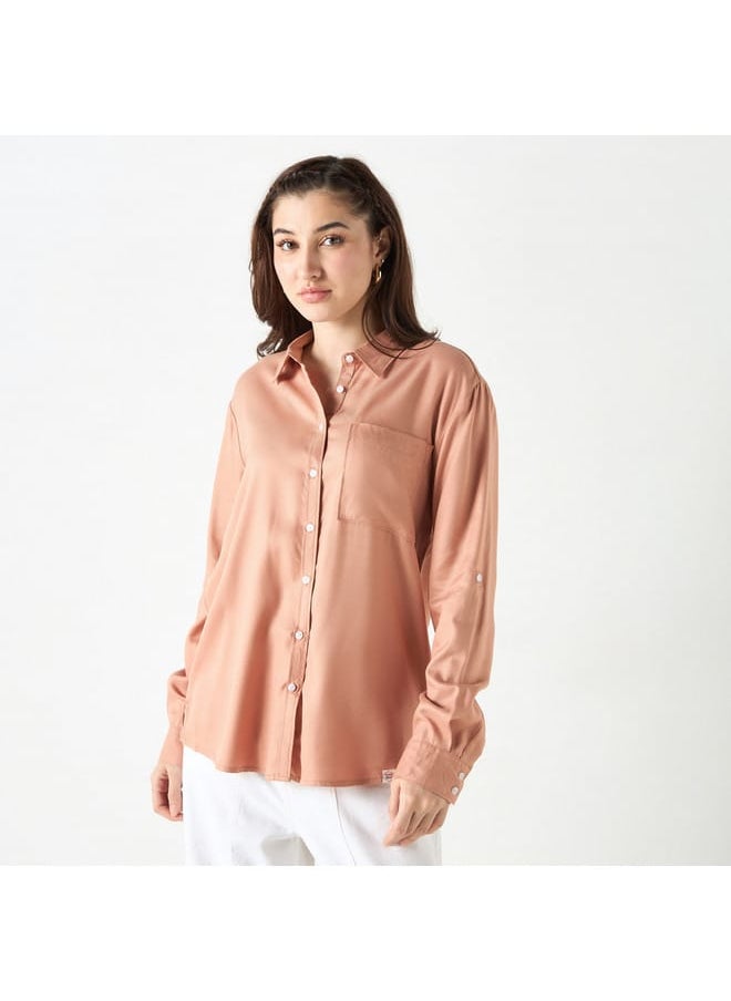 Lee Cooper Lee Cooper Shirt with Pocket and Long Sleeves  - Image 1