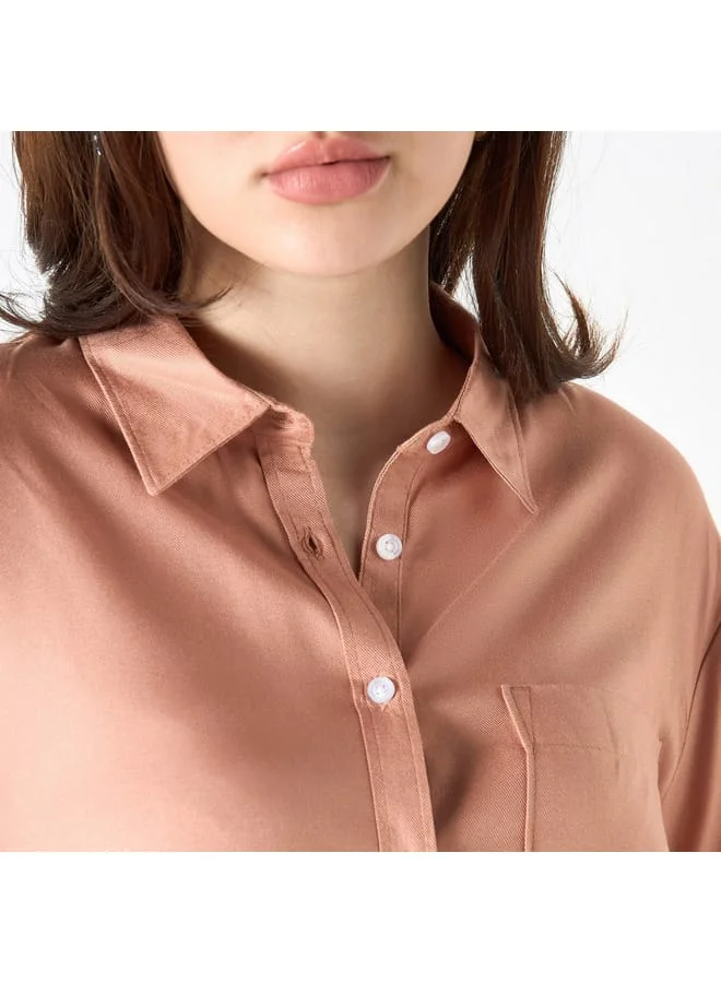 Lee Cooper Lee Cooper Shirt with Pocket and Long Sleeves