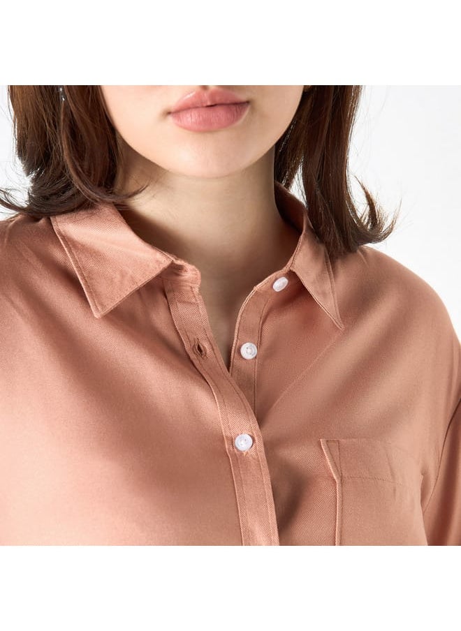 Lee Cooper Lee Cooper Shirt with Pocket and Long Sleeves  - Image 4