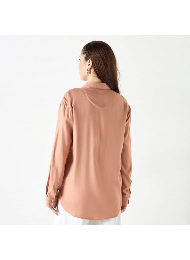 Lee Cooper Lee Cooper Shirt with Pocket and Long Sleeves  - Image 3