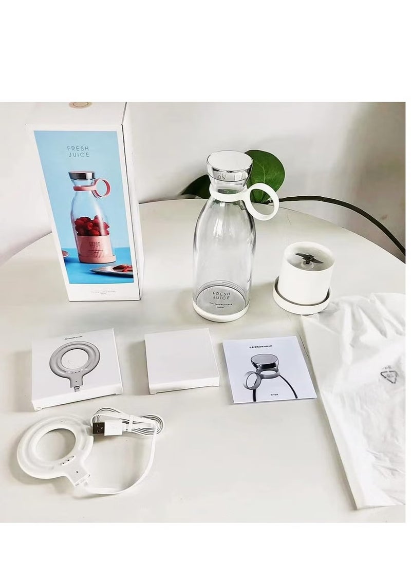 TIGER - 380ml Portable Mini Blender – USB Charging, Magnetic Suction, Compact Juice Cup for Smoothies, Shakes, and Juices – Travel-Friendly, Rechargeable, Easy-to-Clean Design – Ideal for Home and On-the-Go - Image 1