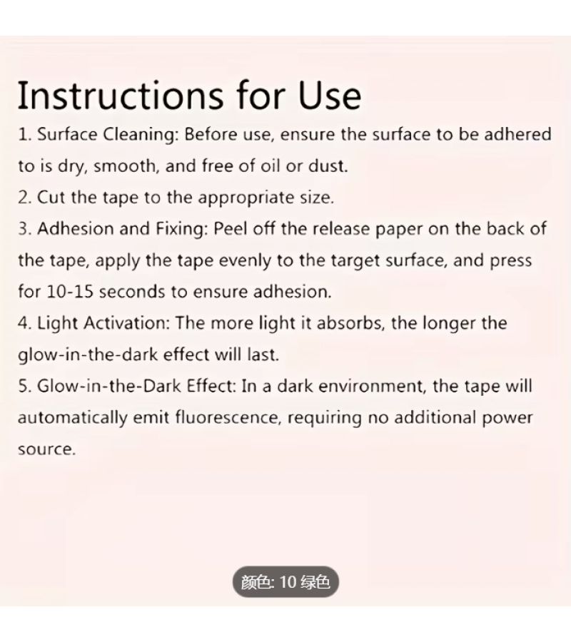 Luminous Switch Stickers 10 Pieces Car Decorations Fluorescent Glowing Paper - Image 5