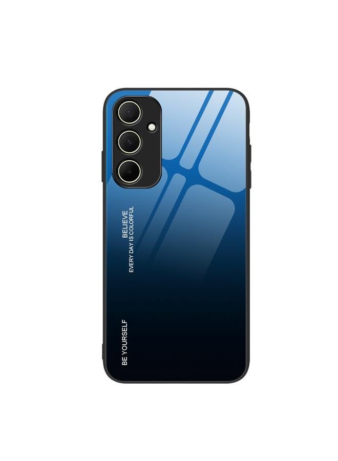 S-TOP Case For Samsung Galaxy A55 5G Gradient Color Glass Phone Case - Image 1