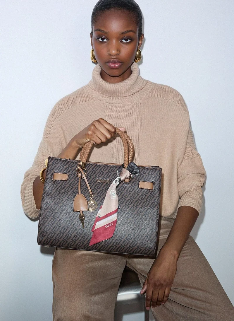 Liu Jo Medium satchel bag with scarf