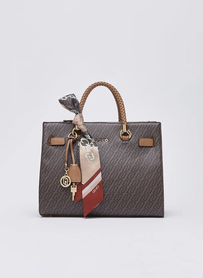 Liu Jo Medium satchel bag with scarf