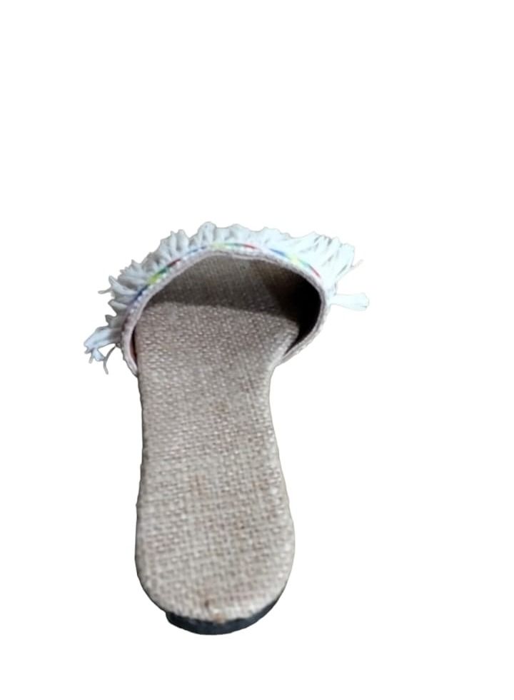 Slippers, Flat Mesh Slides Indian Style