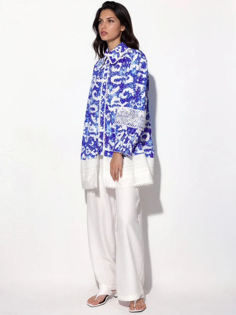 جينيفر Floral mini A-line dress