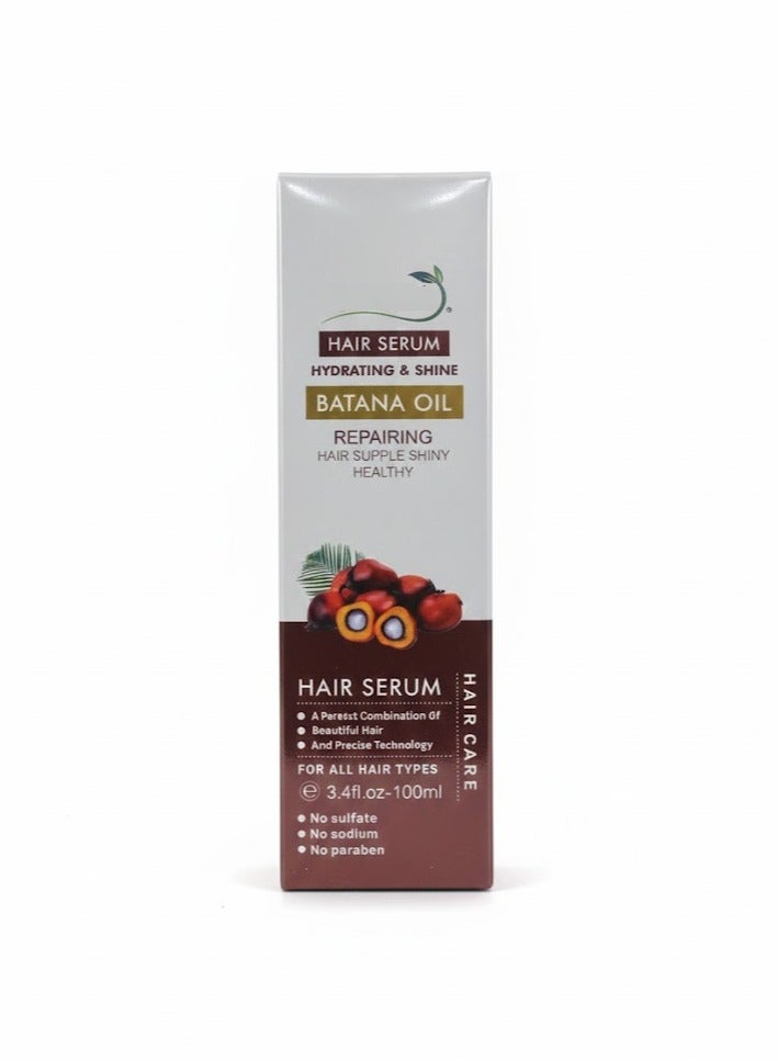 Hydrating & Shine Batana Oil Hair Serum 100ml | Unisex Repair & Anti-Frizz | Silky Smooth Healthy Hair - Image 1