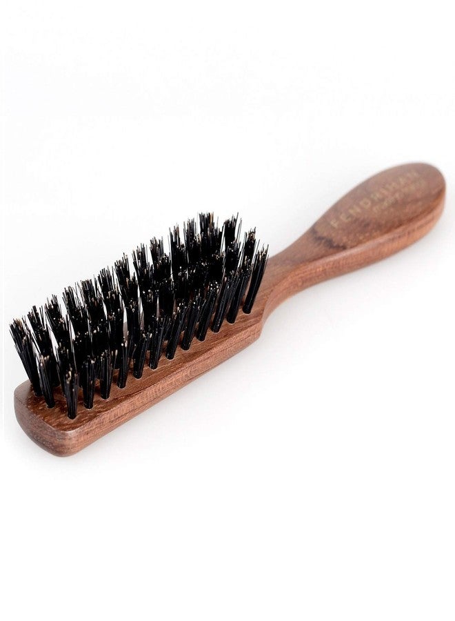 Fendrihan Bubinga Wood and Boar Bristle Beard Hair Brush 5.9 Inches (Made in France) - Image 2