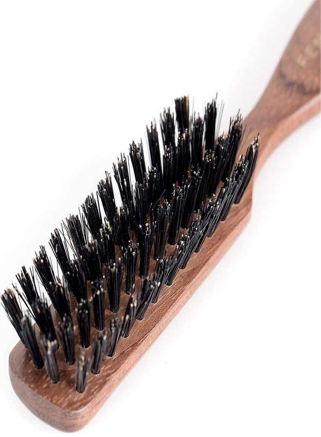 Fendrihan Bubinga Wood and Boar Bristle Beard Hair Brush 5.9 Inches (Made in France) - Image 3