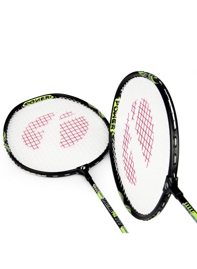 FEROC Power Smash 777 Isometric 2 Pieces Aluminium Badminton Racket with 3 Pieces Feather Shuttles with Full-Cover - Image 4
