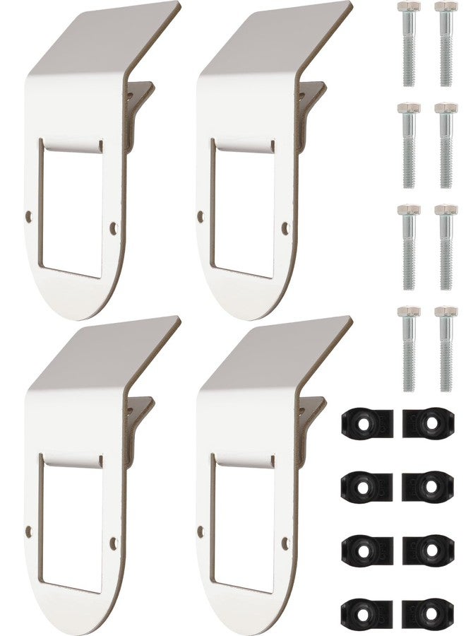 Turnirace Watermelon Light Bracket, Stainless Steel Clamp-On Truck Under Glow Frame Mount, Universal Lights Holder for Truck Trailer RV SUV (4 Pack) - Image 1