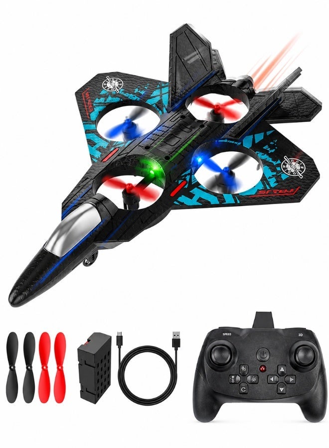 RC Aeroplane 2.4GHz Remote Control L0712 Quadcopter Floating Fighter Plane – RTF Airplane Toy with Colored Lights and USB Charging, Ideal for Beginners, Kids, and Adults - Image 2