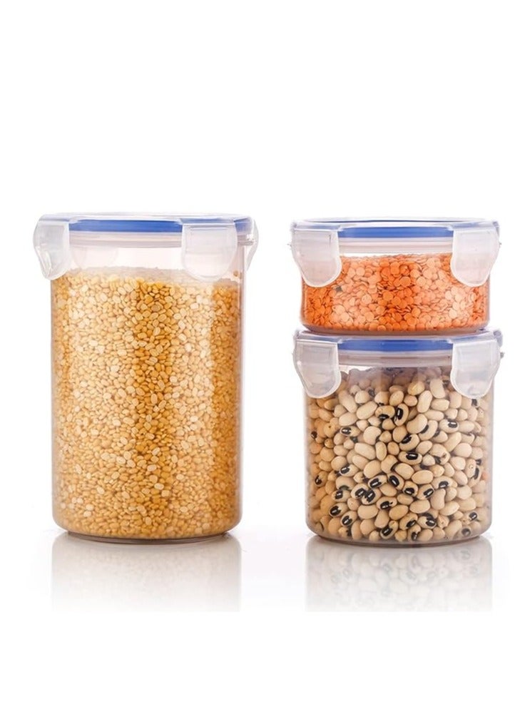 لوك آند لوك لوك لوك 700 مل - وعاء دائري محكم الغلق لتخزين الطعام - خالٍ من مادة BPA، آمن للاستخدام في الميكروويف والفريزر وغسالة الأطباق - Image 3