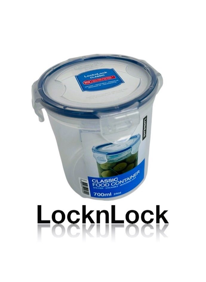 LOCK & LOCK - LocknLock 700ml  Round  Airtight Food Storage  - BPA-Free, Microwave, Freezer, and Dishwasher Safe - Image 1