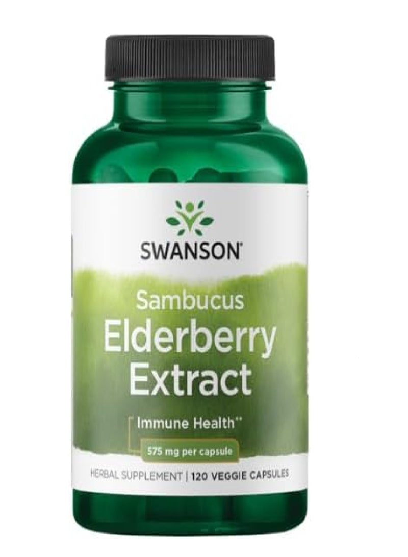 SWANSON SWAMSON ELDERBERRY VEG/CAP 120'S