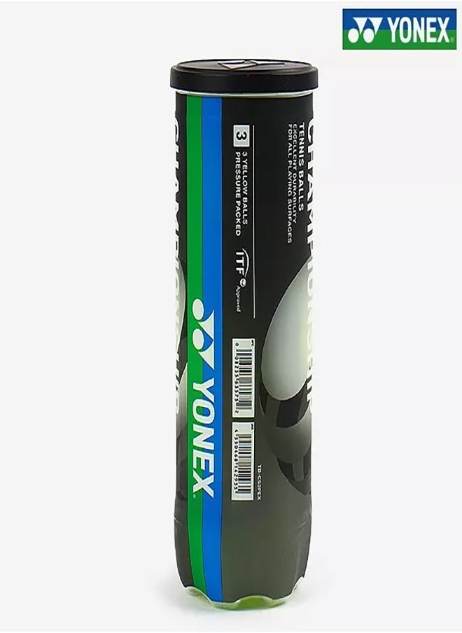 Yonex Tb-Cs3Ex Championship Tennis Ball 1*3  - Image 2