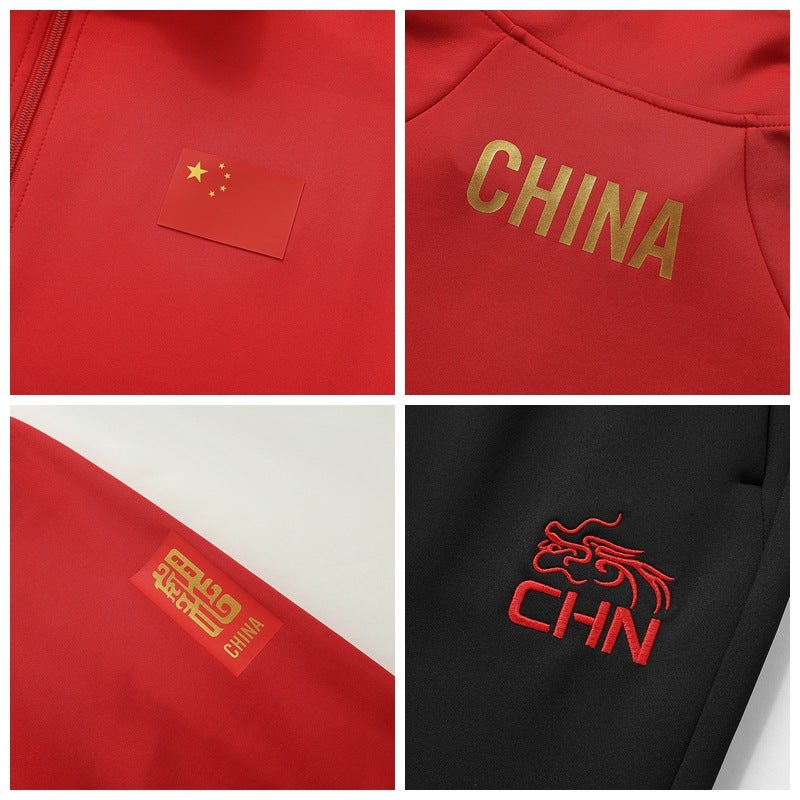 New Chinese Team Sports Suit Men'S And Women'S Long-Sleeved Jacket Award-Winning Outing Clothes Martial Arts Coach Sports School Uniform - Image 4