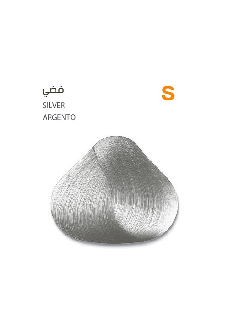 SAVOO Hair Color Cream S Silver - Herbal Extract & Oil Plex 100ml - Image 1