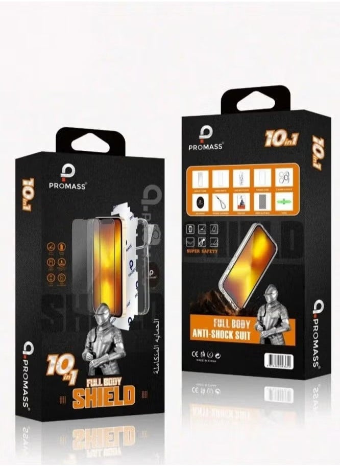 PROMASS - 10 in 1 Full Protection Package for iPhone X/XS - Image 1