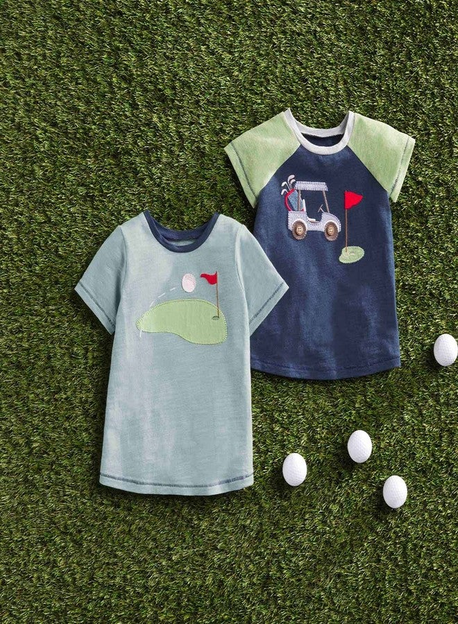 Mud Pie Golf Tee, Green, Small, 12-18 Months - Image 3