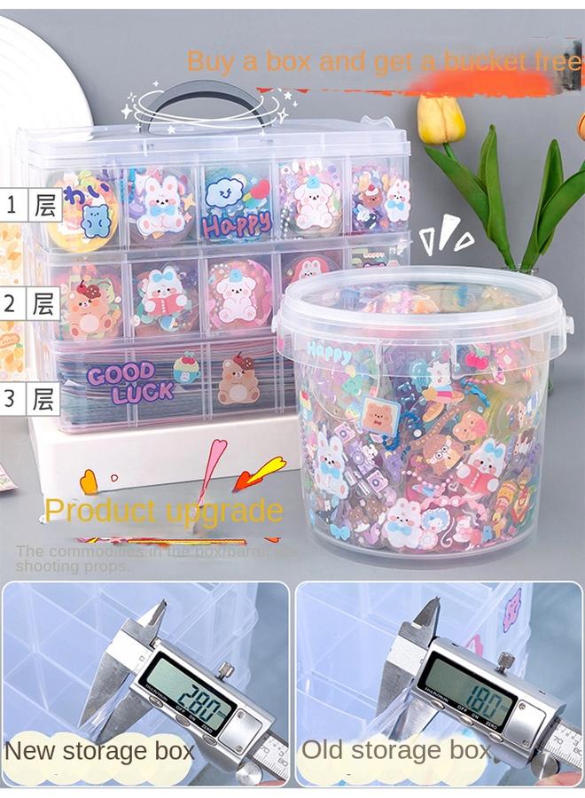 Bluejw Deluxe Goka Suit Girl Children's Hand Account Sticker Goka Diy Goka Hand Account Estimation Card Full Set Of Tools Large - Image 3