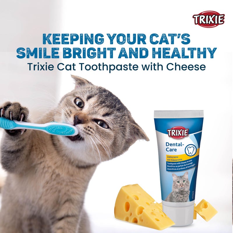 Trixie Mega Combo Pack- Cats Dental Hygiene Set-Cat Toothbrush and Toothpaste with Cat Shampoo for Long Hair, Formulated for Feline Fur | Eases Combing | Leaves Your Cat Feeling Clean and Fresh - 25ml - Image 3