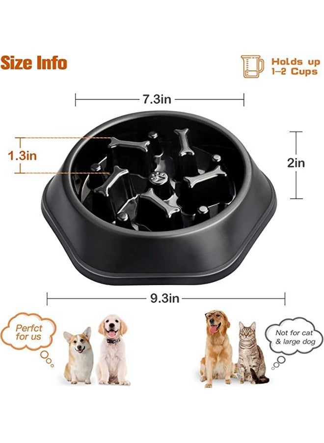 وعاء طعام بطيء مضاد للاختناق للكلاب، وعاء تفاعلي لمنع الانتفاخ، وعاء طعام غير قابل للانزلاق للكلاب | وعاء ألغاز للكلاب (اللون حسب المتوفر) - Image 2