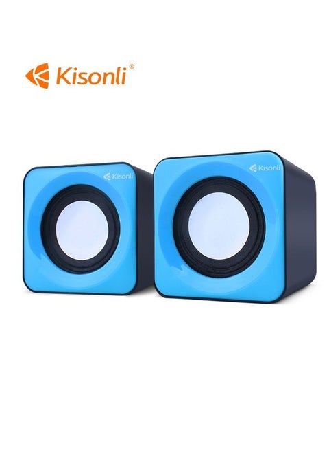 سماعات سلكية مربعة باللون الأزرق ، ألوان متنوعة V310 متوافق مع أجهزة متعددة، آمن ومريح للاستخدام، اتصال لاسلكي للشاشات و الكمبيوتر