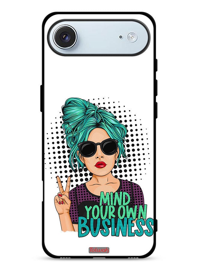 Tolwak Apple iPhone Air Protective Case Cover Mind Your Own Business - Image 1