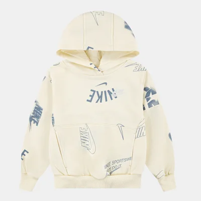 Nike Kids' Club Brand Energy Allover Print Hoodie