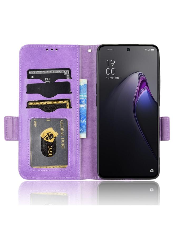 S-TOP Case For OPPO Reno8 Pro+ Symmetrical Triangle Leather Phone Case - Image 4