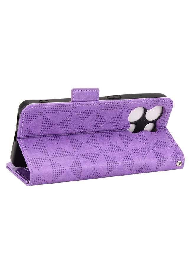 S-TOP Case For OPPO Reno8 Pro+ Symmetrical Triangle Leather Phone Case - Image 5