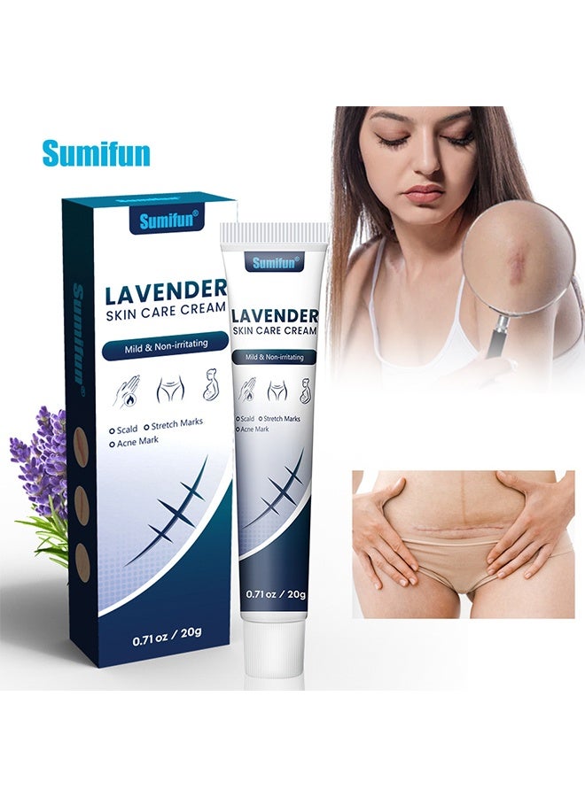 سوميفون كريم لافندر للعناية بالبشرة ، كريم إصلاح تقشير البشرة ، خفيف وغير مهيج 20 جرام - Image 1