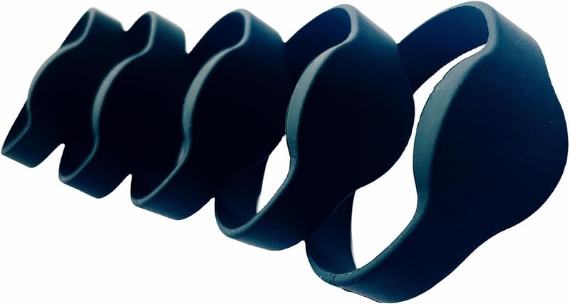 YARONGTECH RF 1K RFID Wristband 13.56MHZ ISO14443A Silicone Adult Size (Pack of 5) (Black) - Image 4