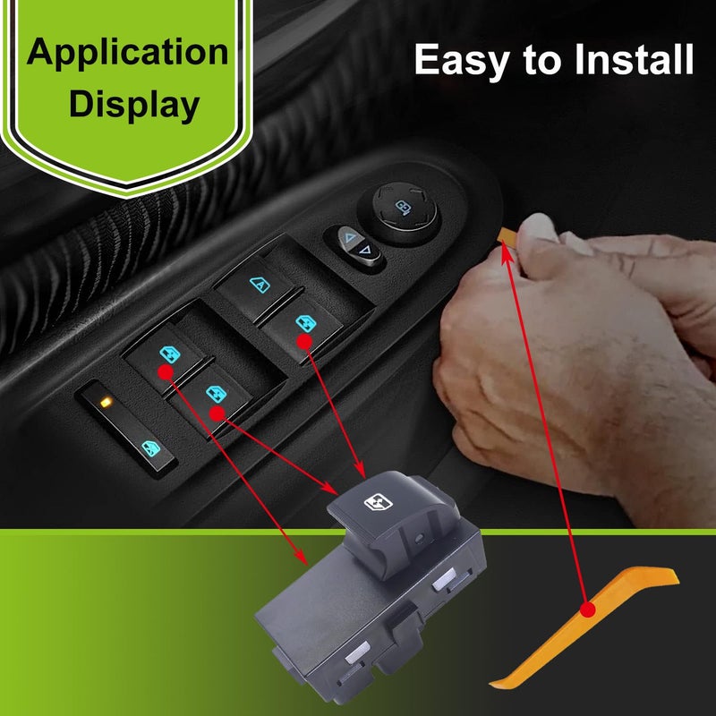TINJO Passenger Window Switch Control for Chevy and GMC Vehicles - Image 5