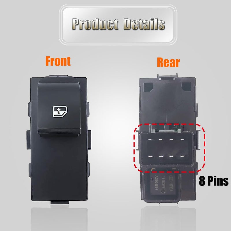 TINJO Passenger Window Switch Control for Chevy and GMC Vehicles - Image 4