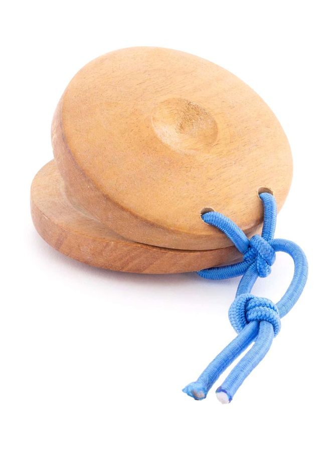 NIBEMINENT 2-Piece Wooden Castanets Toy 5.5centimeter  - Image 3