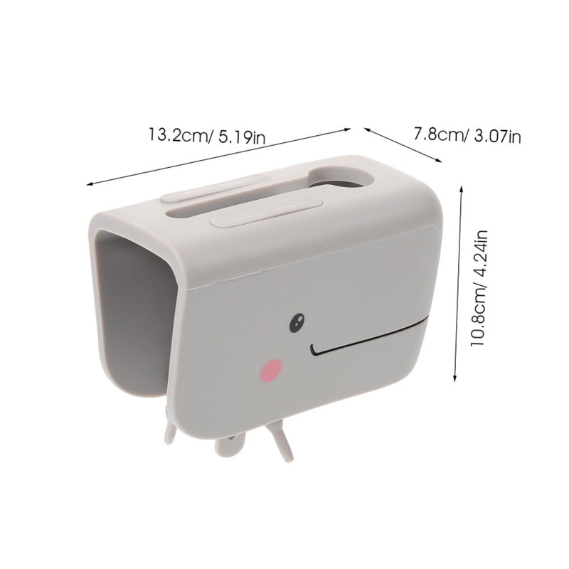 Soft Safety Faucet Cover Gray Whale Shaped Bathtub Spout Guard For Bathroom And Kitchen - Image 3