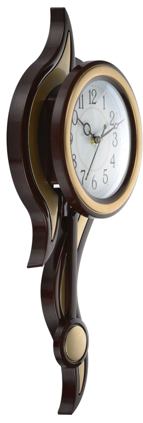 Harbour Analog Latest Stylish New Models Wall Clock with Pendulum for Home Living Room Hall Bedroom (Size Height 52 CM X Width 22 CM)- Home Decor Big Size Wall Clock Mz AD MJSL 3 - Image 5