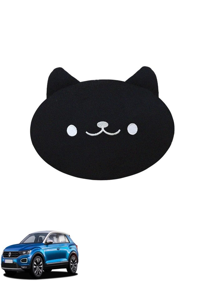 Adroitz Black Neck Rest Car Cushions Compatible with All Cars (Pack of 1) - Image 2
