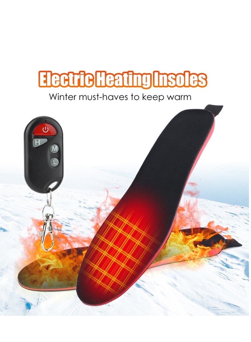 Generic Heated Insoles for Men and Women Rechargeable Electric Heated Socks with Remote Control Adjustable Temperature Wireless Foot Warmer for Hunting Hiking Skiing Camping - Image 5