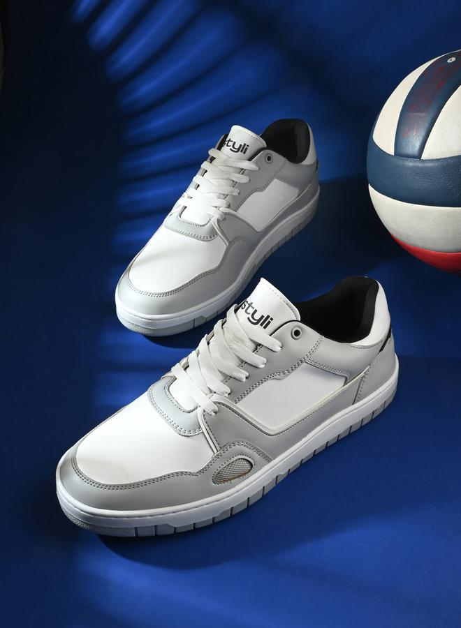 Styli Styli Low Top Lace Up Court Sneakers  - Image 1