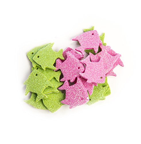 Fibre Craft Creative Hands Glitter Foam Stickers, Fish and Dolphin - Image 5