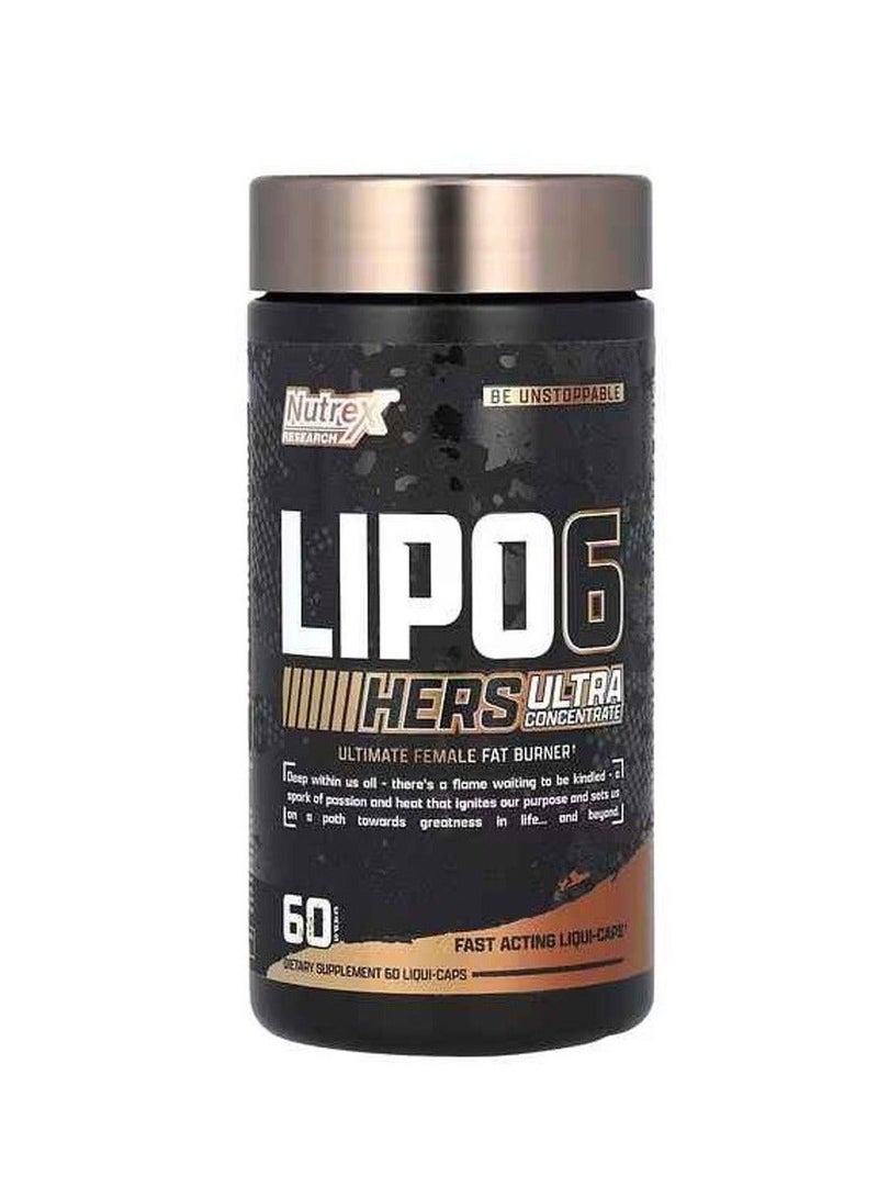 نورتكس ريسيرش مكمل غذائي ليبو 6 هيرز بتركيبة فائقة التركيز مكون من 60 كبسولة - Image 1